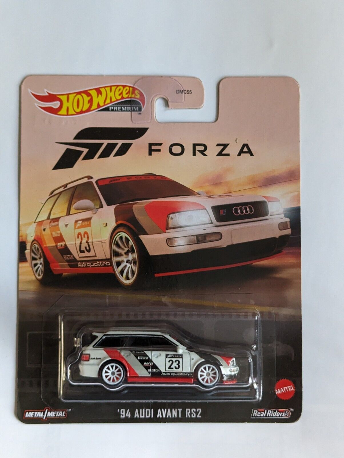 Hot Wheels Retro Entertainment Forza '94 Audi Avant RS2 Premium Real Riders 2023