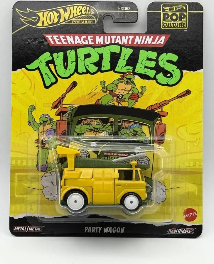 Hot Wheels Premium Pop Culture Teenage Mutant Ninja Turtles Party Wagon