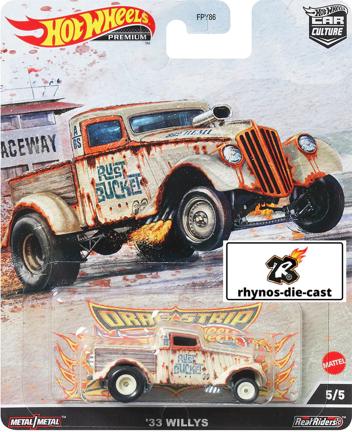 HOT WHEELS 2022 CAR CULTURE DRAG STRIP DEMONS SET OF 5 - VW DODGE CHEVY