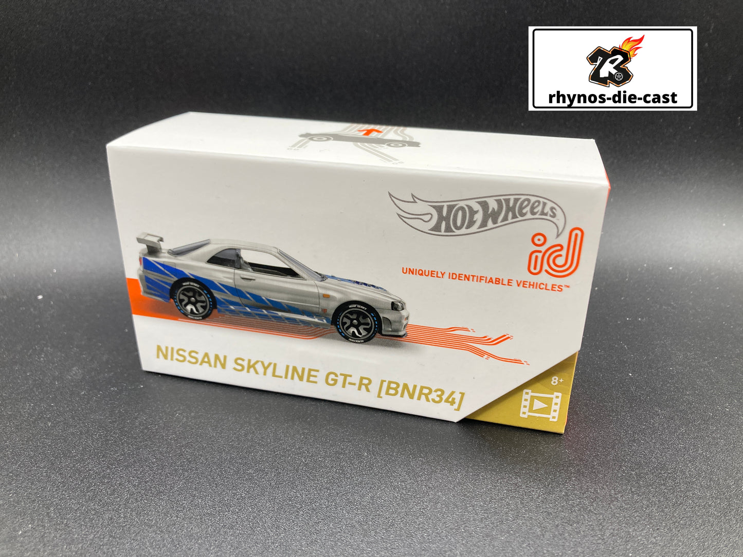 HOT WHEELS ID 2022 CASE A - NISSAN SKYLINE GT-R BNR34 - IN STOCK - HARD TO FIND