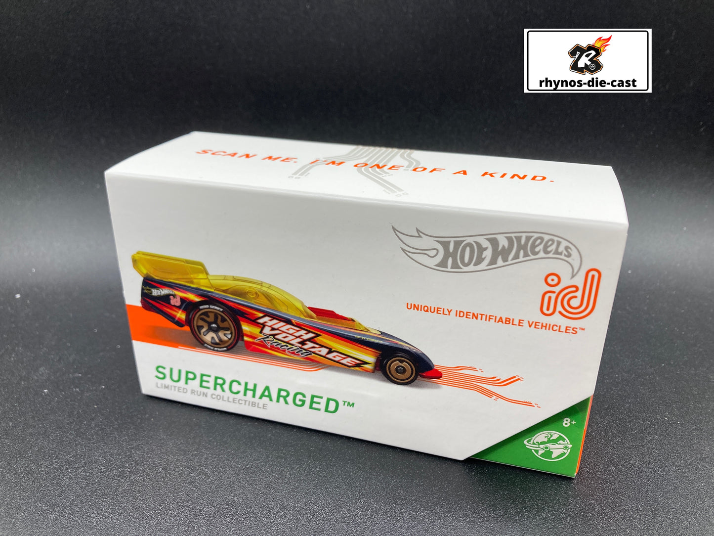 HOT WHEELS ID 2021 CASE C HIGH VOLTAGE RACING SUPERCHARGED - NEW HARD TO FIND - HARD TO FIND