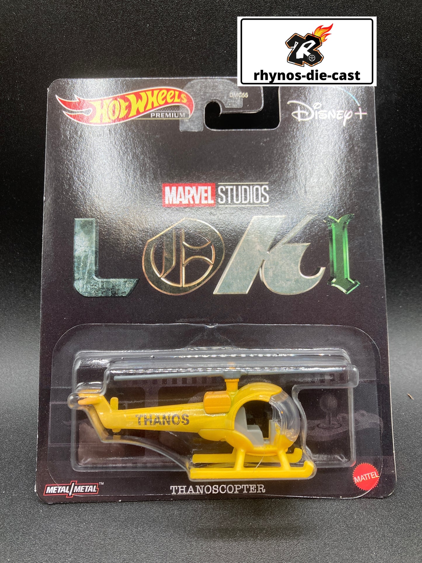 Hot Wheels 2022 MARVEL LOKI THANOSCOPTER - RETRO ENTERTAINMENT