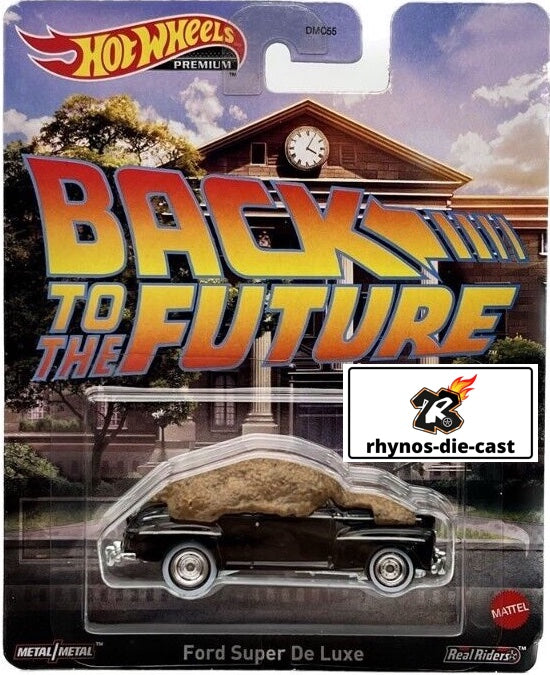 Hot Wheels 2023 Retro Entertainment P Case 4 Pcs Set - Mario Bros - Back to the Future - 007 - Rugrats