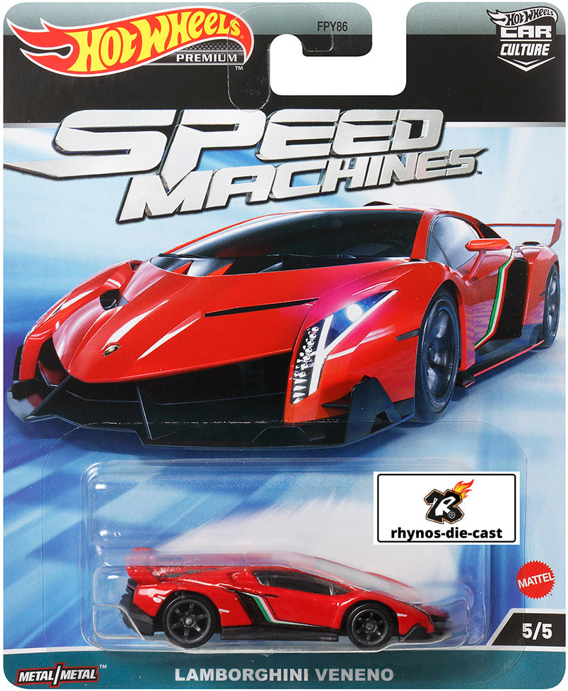 HOT WHEELS 2023 CAR CULTURE SPEED MACHINES - Lamborghini Venemo