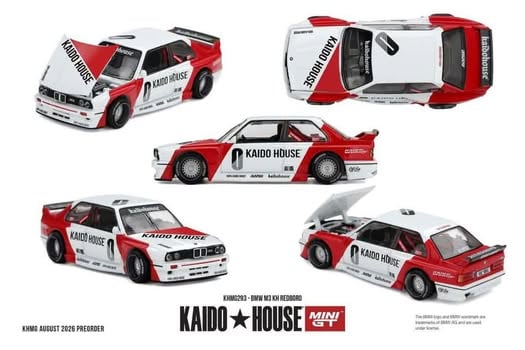 (Preorder) Kaido House x Mini GT 1:64 - BMW M3 KH REDBORO - KHMG293