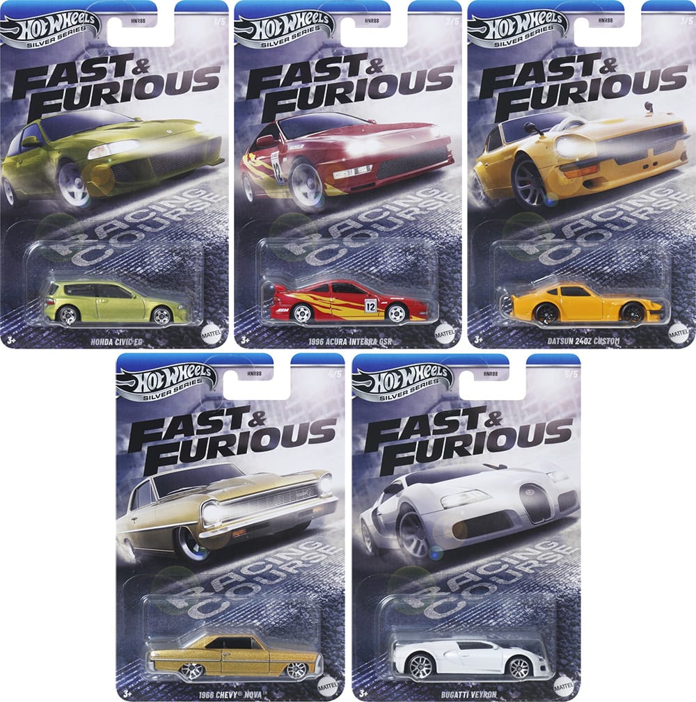 Hot Wheels Fast & Furious Themed Asst 2025 Mix 3 - Silver Series - Racing Course