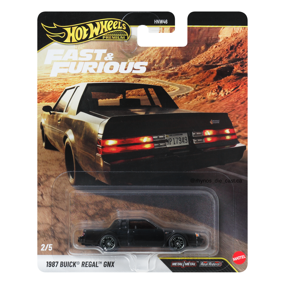 (PRE ORDER) FAST & FURIOUS Q CASE - HNW46-956S - SEALED CASE OF 10 2027 RELEASE