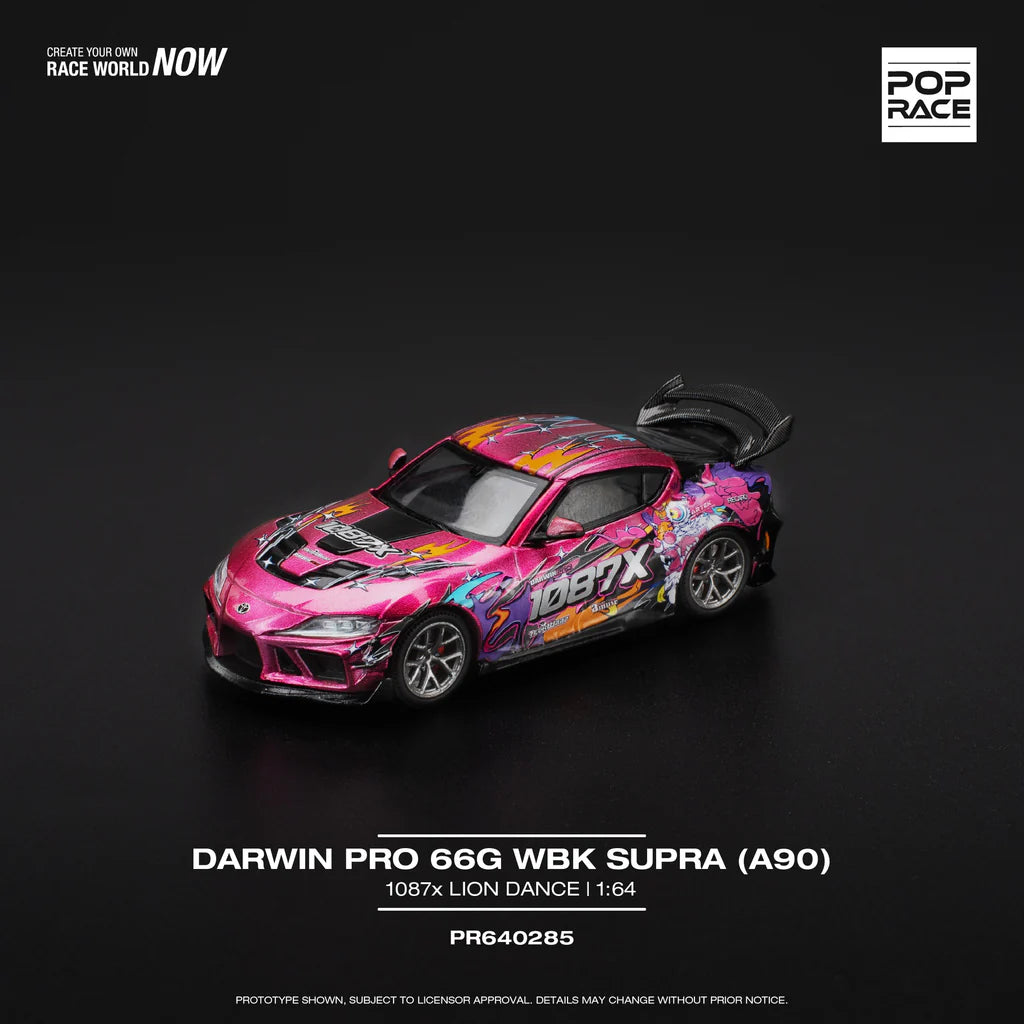 PR640285 POPRACE 1/64 DARWIN PRO 66G WBK SUPRA (A90) - 1087X LION DANCE