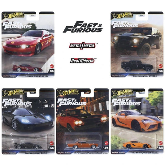 Hot Wheels 1:64 Fast & Furious Premium 2025 Mix L - Supra Nissan Lamborghini