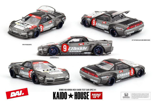 Kaido House x Mini GT Honda NSX Kaido Test Car Spec V1 KHMG190