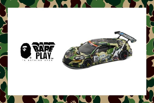 Pop Race - BAPE®︎ x POPRACE 1/64 HONDA NSX GT3 EVO22BAPE