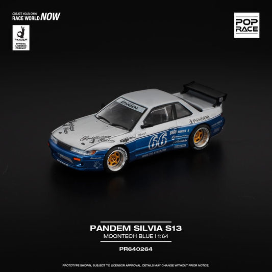 (Pre order) POPRACE PR640264 PANDEM SILVIA S13 MOONTECH BLUE