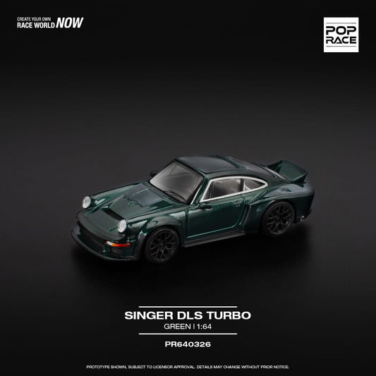 (Pre order) POP RACE PR640326 SINGER DLS TURBO (ROAD) GREEN.