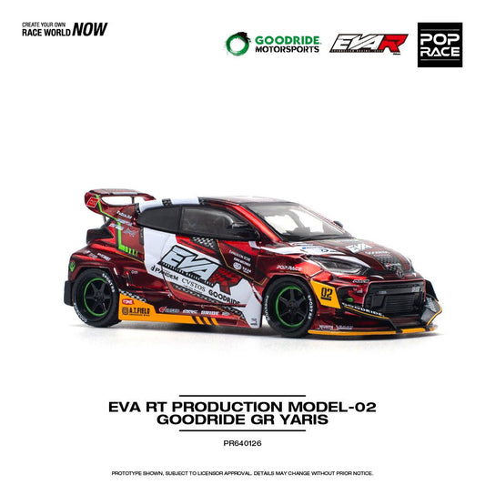 (Pre order) POP RACE PR640126 1/64 EVA RT PRODUCTION MODEL-02 GOODRIDE GR YARIS
