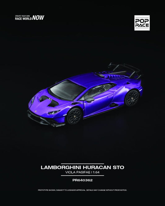 (Pre order) POP RACE PR640362 LAMBORGHINI HURACAN STO VIOLA PASIFAE