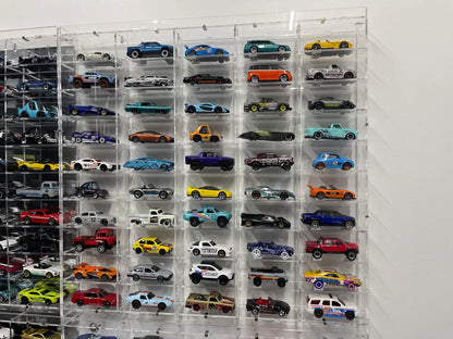 50 Loose Car Wall Mount Display - Diamond Protector