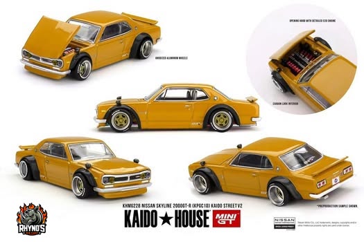 (PRE ORDER) KAIDO HOUSE - KHMG228 Nissan Skyline 2000GT-R (KPGC10) kaido street V2