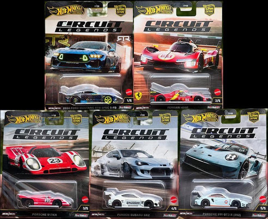 Hot Wheels 1:64 Car Culture 2025 K Case – Circuit Legends