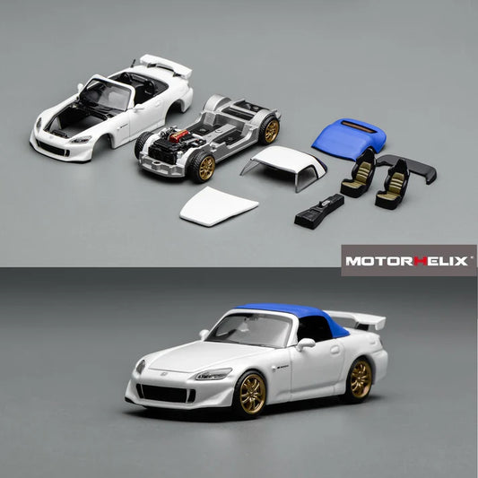 Motorhelix 1/64 Honda S2000 TYPE S Platinum White Pearl M65108
