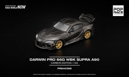 (Pre order) PR640398 POPRACE 1/64  DARWIN PRO 66G WBK SUPRA A90 CARBON EDITION