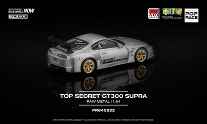 (Pre order) POPRACE 1/64 TOP SECRET GT300 SUPRA Raw Material HKTS x VDX 2025 Exclusive Event Model