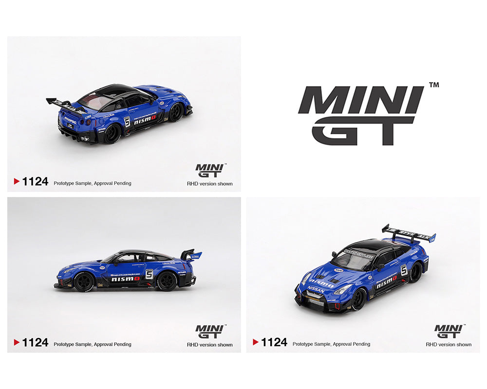 Mini GT 1:64 LB-Silhouette WORKS GT NISSAN 35GT-RR Ver.2 – Blue- Mijo Exclusives.