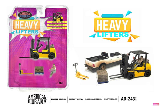 American Diorama 1/64 Figure set - Heavy Lifters (Blister Pack)