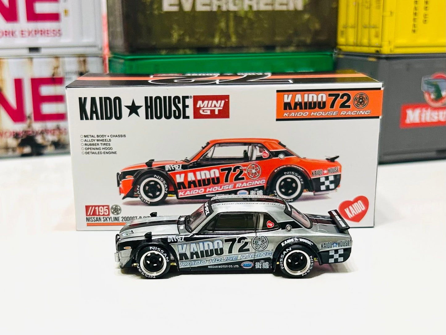 ***CHASE*** Kaido House Nissan Skyline 2000GT-R (KPGC10) Kaido Racing V1(KHMG195) ***CHASE***