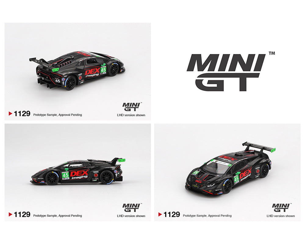 (Preorder) Mini GT 1:64 Lamborghini Huracán GT3 EVO2 #45 No.45 DEX Imaging 2024 IMSA Daytona 24