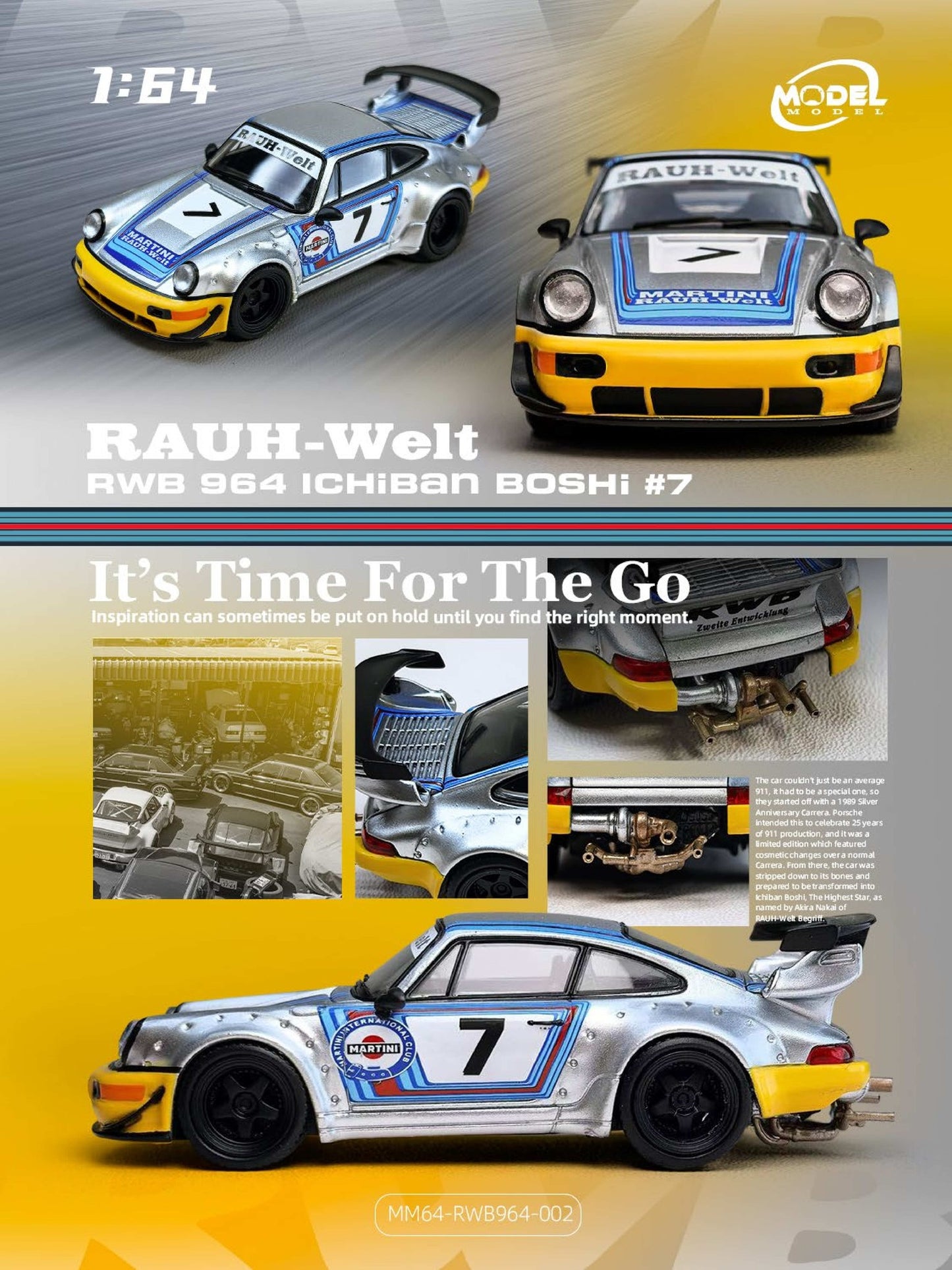 MODELMODEL 1/64 RWB 964 Ichiban Boshi #7 MM64-RWB964-002