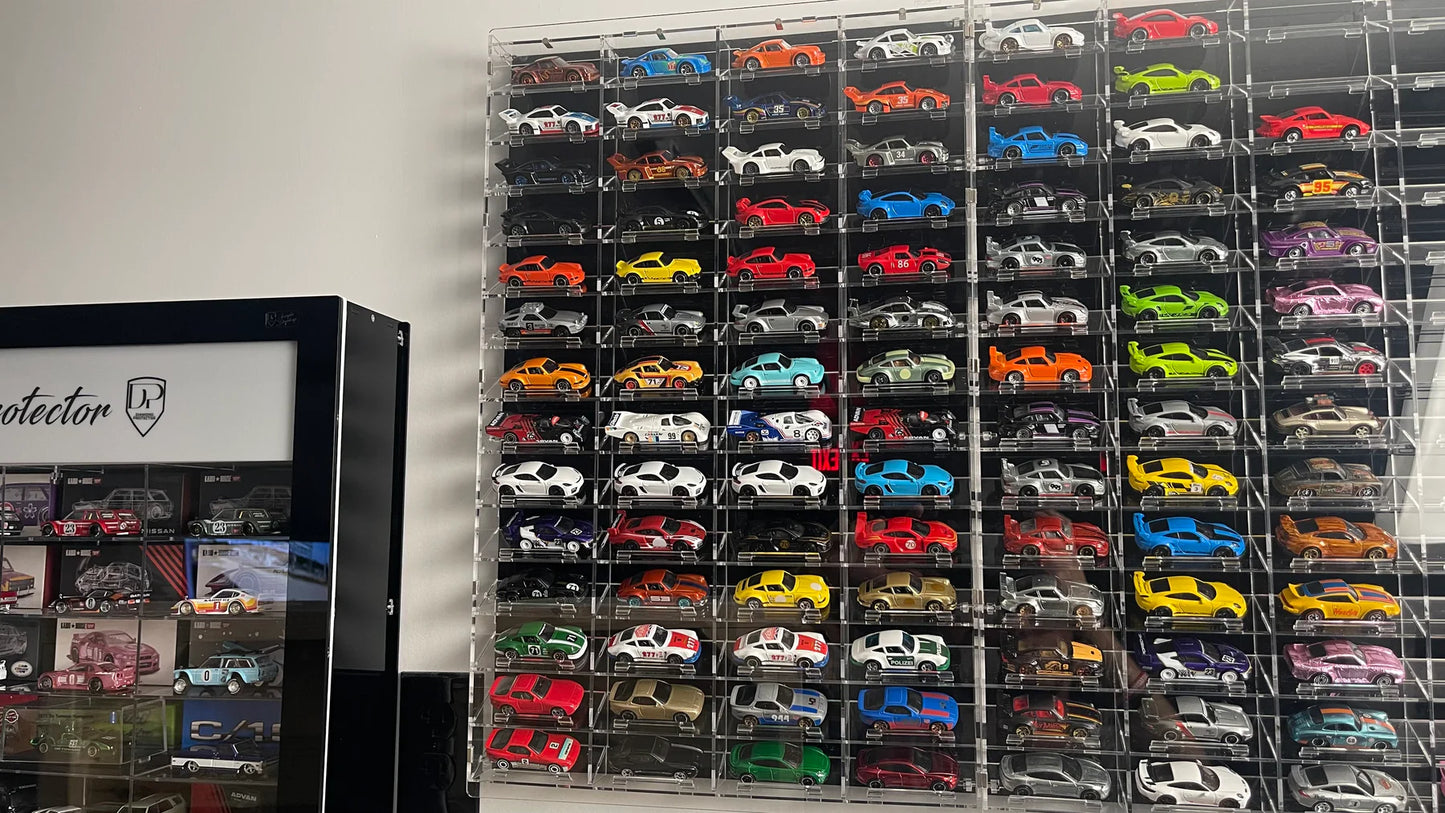 56 Car Slanted Wall Mount Display - Diamond Protector