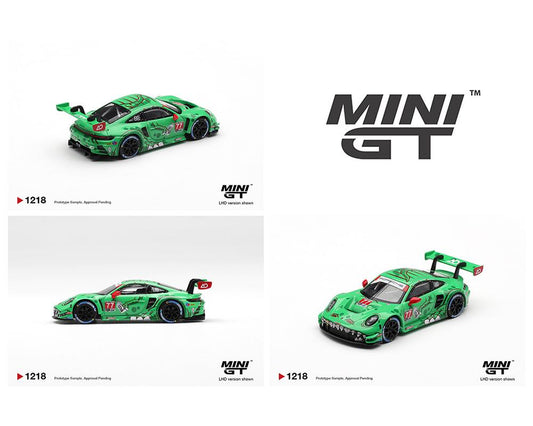 (Preorder) Mini GT 1:64 Porsche 911 GT3 R (992) #77 AO Racing 2025 IMSA Sebring 12 Hrs Class Winner