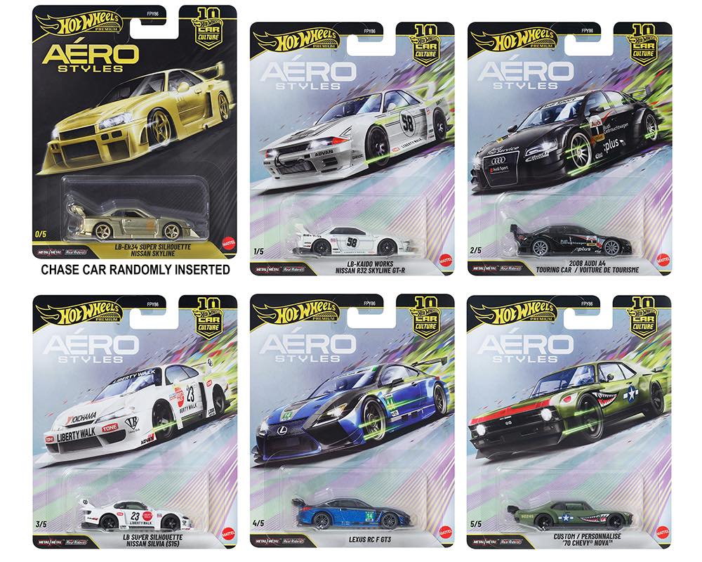 (Preorder) Hot Wheels 1:64 Car Culture 10th Anniversary 2026 U Case – AERO STYLES