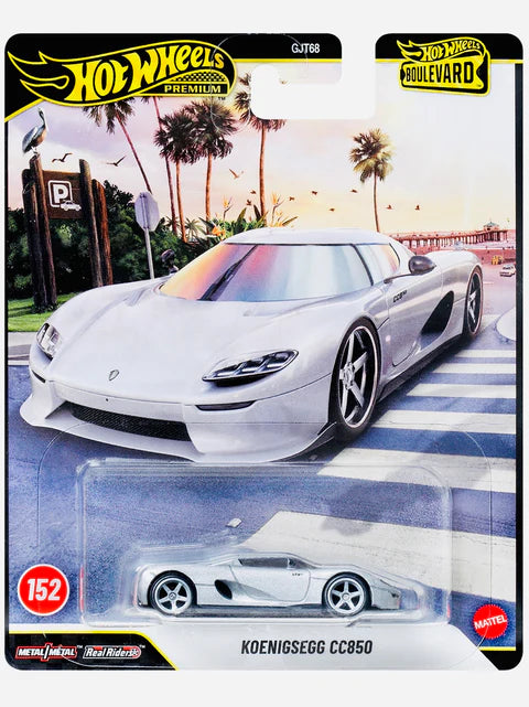 Hot Wheels 2026 Boulevard Koenigsegg CC850 #152 (DAMAGED CARD)