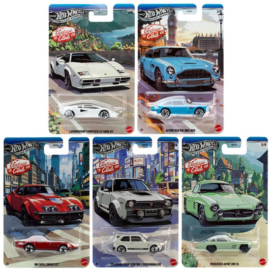 (PRE ORDER) Hot Wheels 2026 Vintage Racing Club Grand Prix - Set of 5 - HRT81-956K