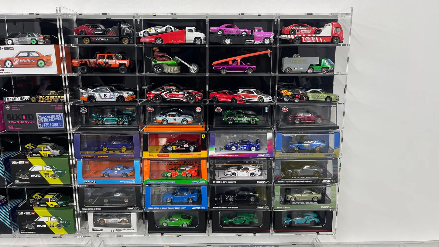 32 Slot Acrylic Wall Display (AD-32) - Diamond Protector