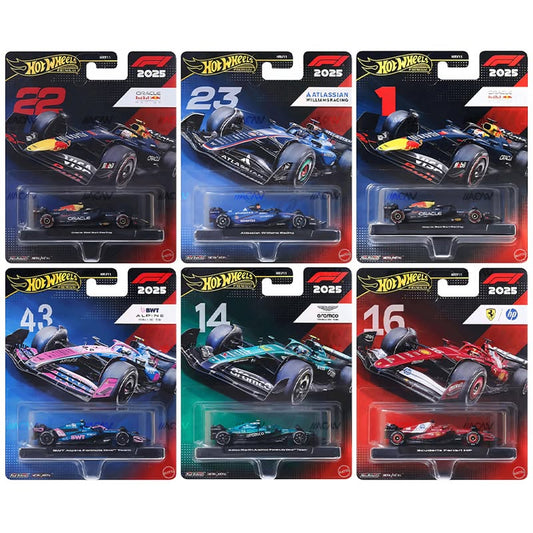 (PRE ORDER) Hot Wheels 1:64 F1 Racing Premium - Mix 3 for 2026 - HRV11-956M