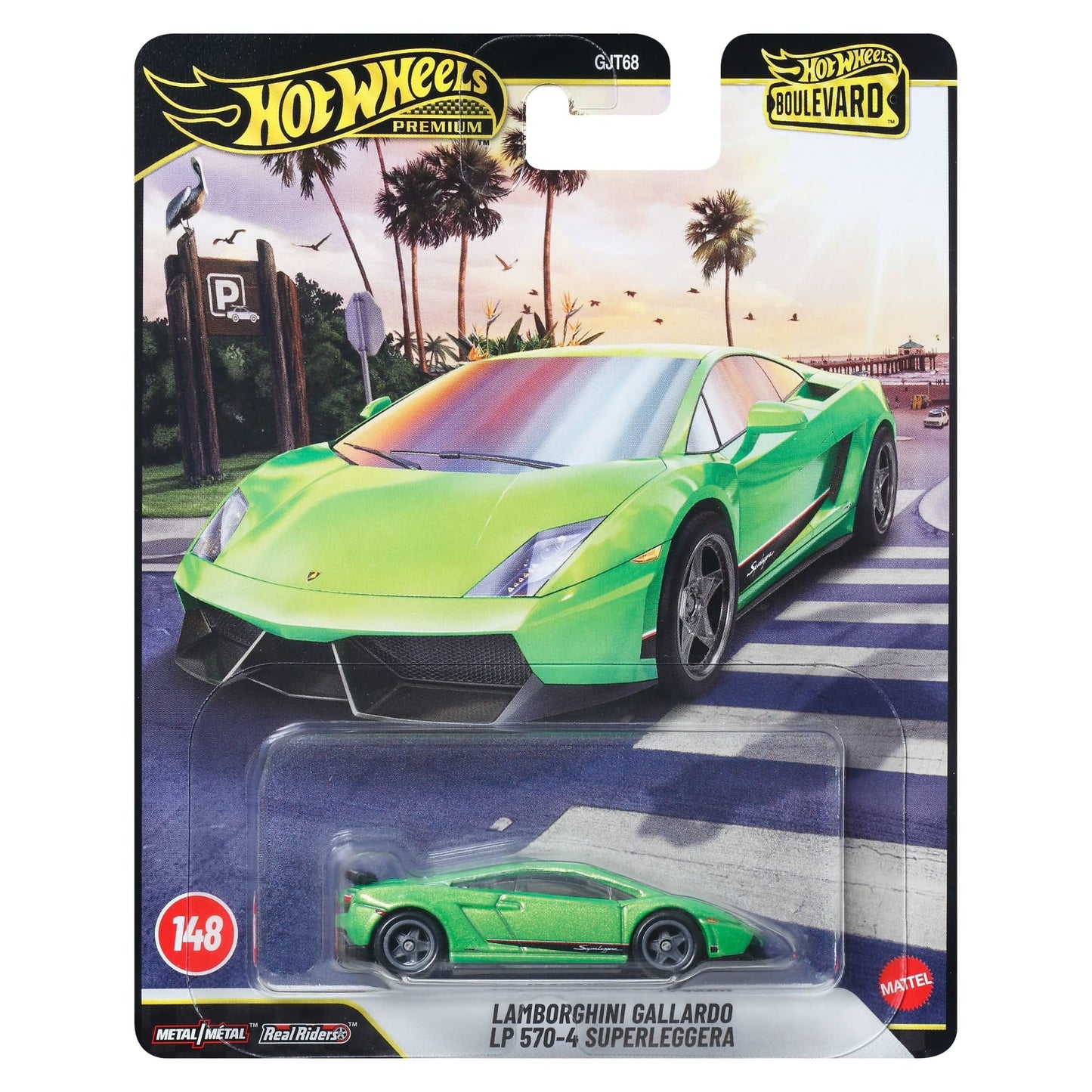 Hot Wheels Premium Boulevard Lamborghini Gallardo LP 570-4 Superleggera - Damaged Card