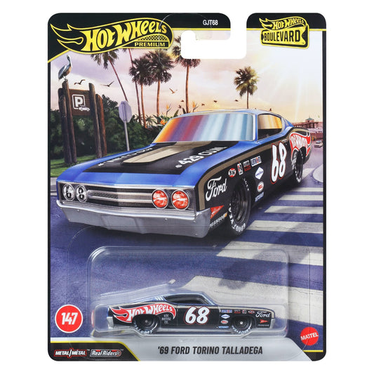 Hot Wheels Premium Boulevard '69 Ford Torino Talladega - Damaged Card