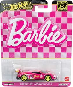 Hot Wheels Barbie 65 - Corvette C8.R Car - DAMAGED CARD