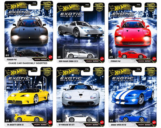 (Preorder) Hot Wheels 1:64 Car Culture 2027 B Case – FPY86-962B - Exotic Envy