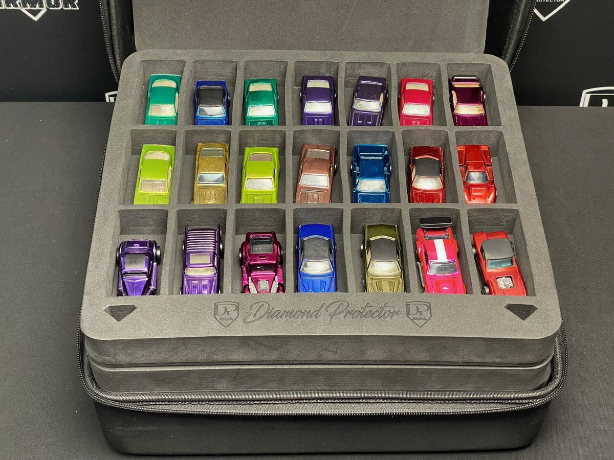 84 Car Carry Case - 4 (21 Car) Foam Trays - Diamond Protector