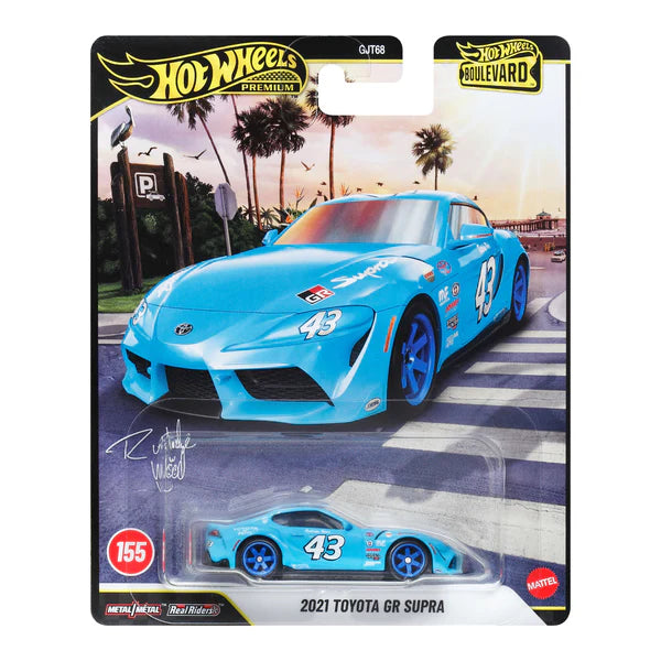 Hot Wheels Premium Boulevard 2021 Toyota GR Supra #155
