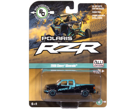 Auto World 1:64 Big Country Collection 2025 Release 1 2006 Chevrolet Silverado Extended cab Stepside Polaris - CREASED CARD