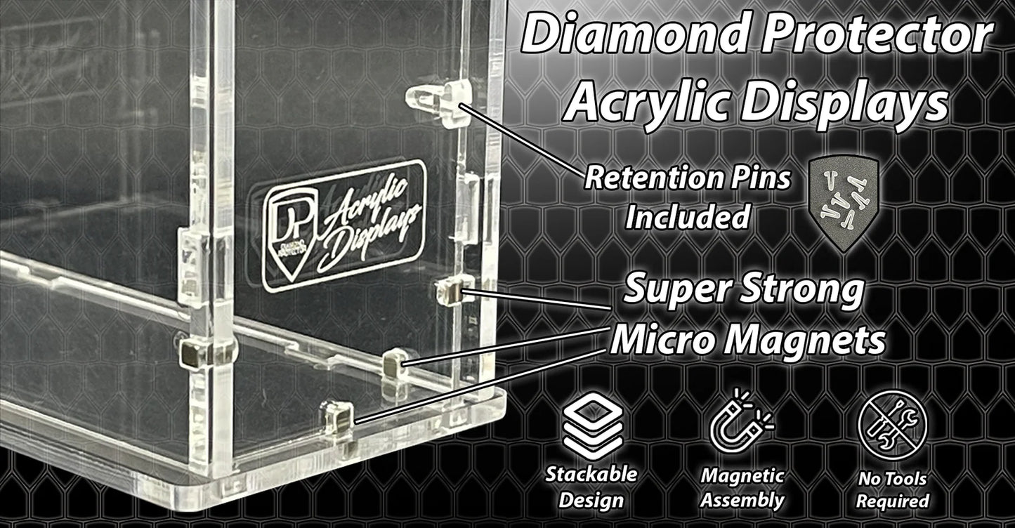 Hot Wheels Short Card Acrylic Display 2 Pack (SC-1) - Diamond Protector