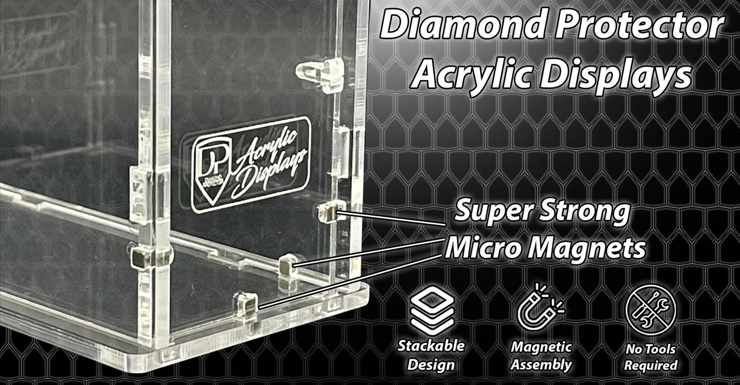 Single Tier Acrylic Display 4 Pack (RLC-1) - Diamond Protector