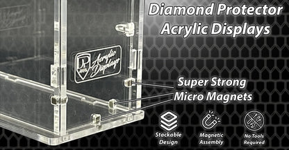 Single Tier Acrylic Display 4 Pack (RLC-1) - Diamond Protector