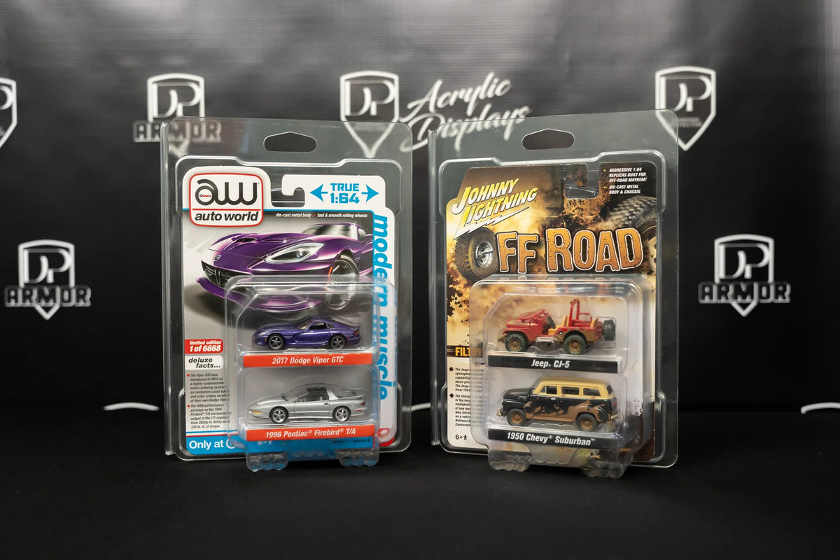 Johnny Lightning/Auto World 2 Pack Protector - Diamond Protector