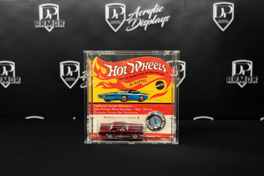 Hot Wheels Redline Blister Pack Acrylic Display 2 Pack (RBP-1) - Diamond Protector