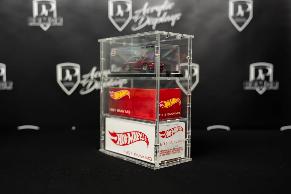 Hot Wheels Rlc Box Hot Wheels Boxed RLC 3-Tier Acrylic Display 2 Pack (RLC-3) - Diamond P ...